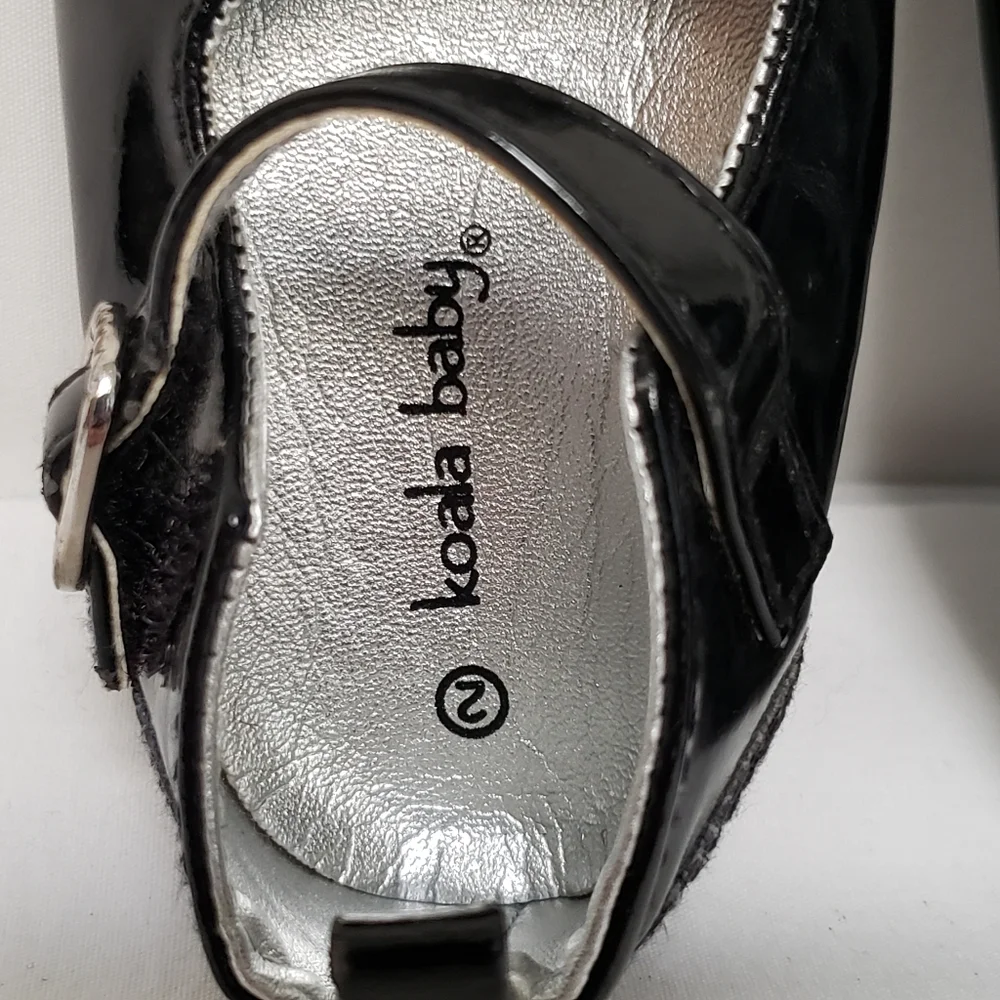 Koala Baby Patent Black Mary Jane Shoes